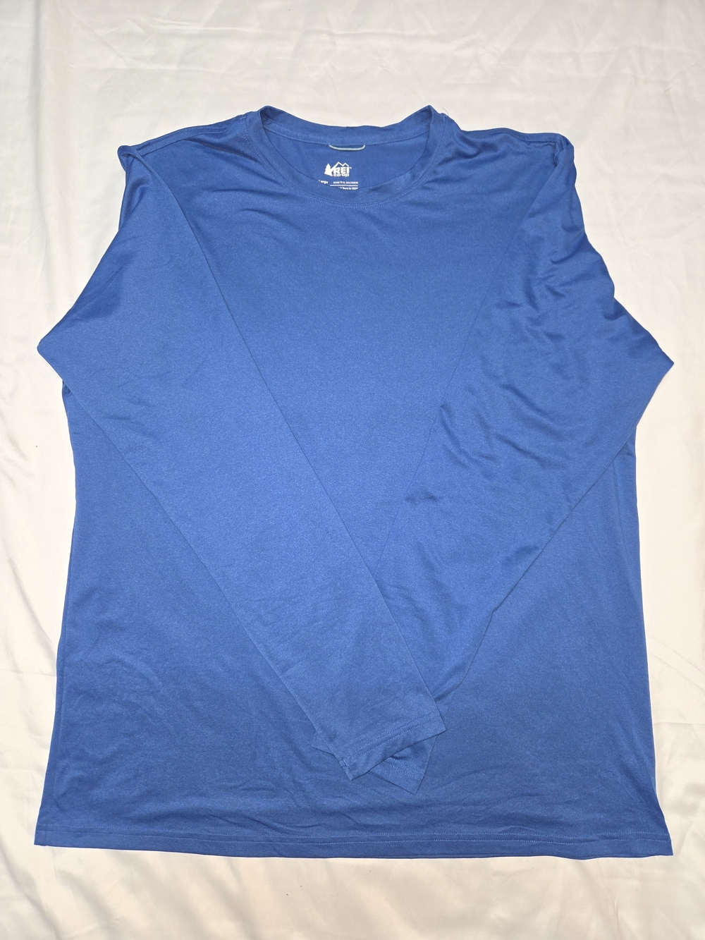 REI Men's Long-Sleeve Crew Shirt - Blue